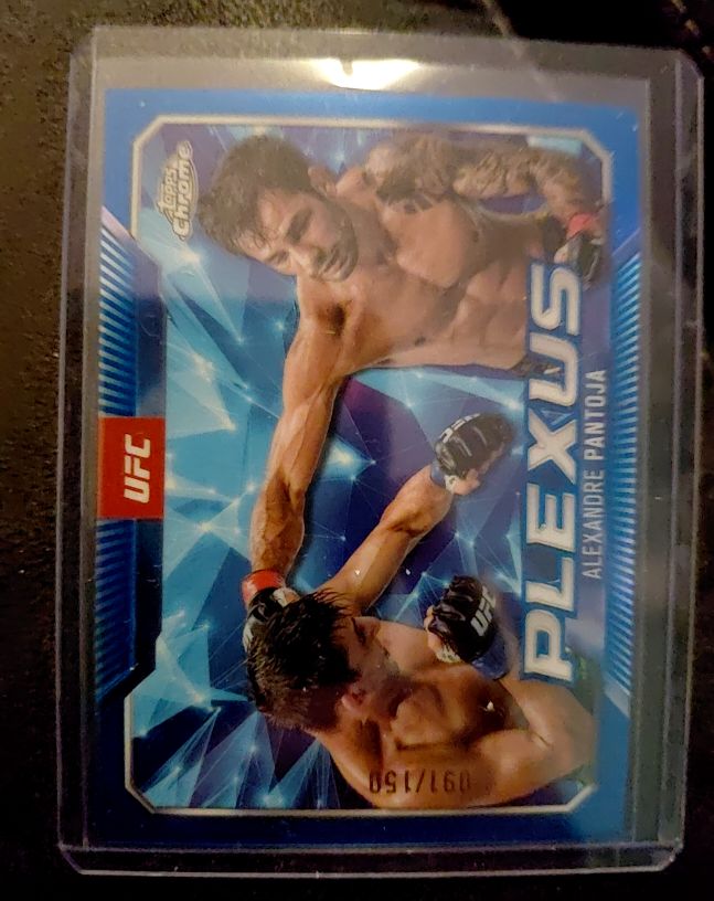 2025 Topps Chrome UFC #PLX-8 Alexandre Pantoja Plexus — front