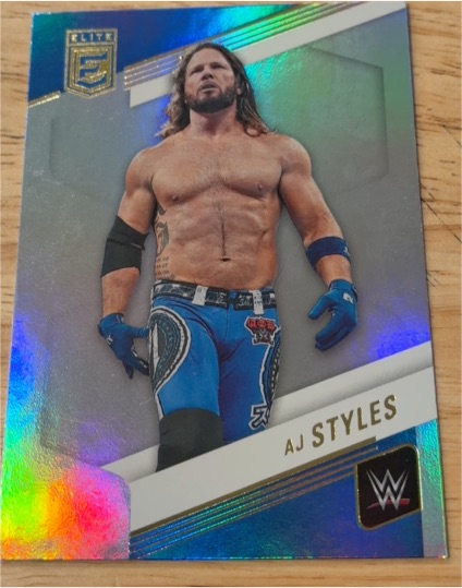 2023 Panini Donruss Elite WWE #18 AJ Styles — front