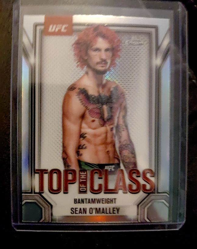 2025 Topps Chrome UFC #TTC-1 Sean O'Malley Top of the Class — front