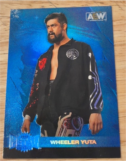 2022 SkyBox Metal Universe AEW #95 Wheeler Yuta — front