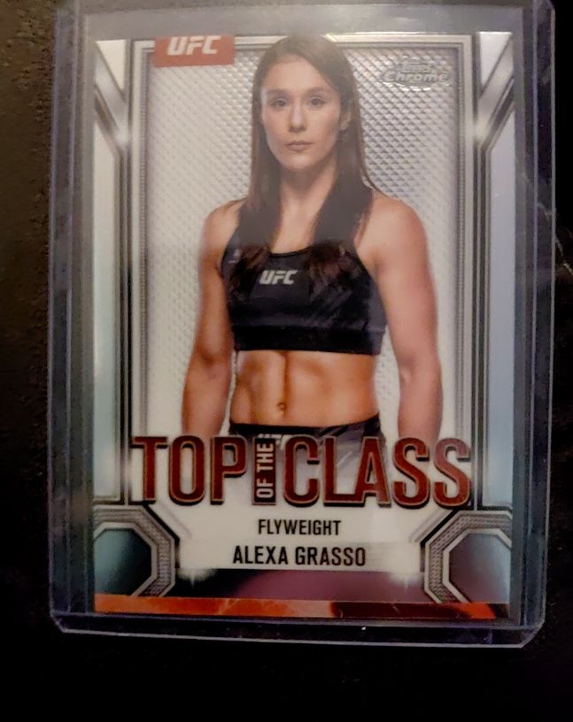 2025 Topps Chrome UFC #TTC-3 Alexa Grasso Top of the Class — front