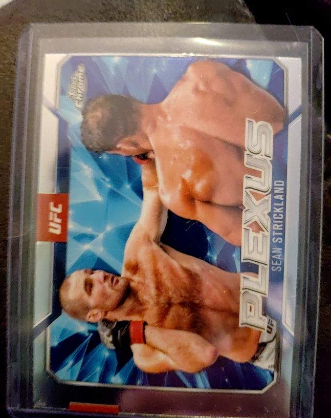 2025 Topps Chrome UFC #PLX-10 Sean Strickland Plexus — front