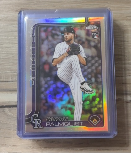 2025 Topps Chrome Update #US321 Carson Palmquist — front