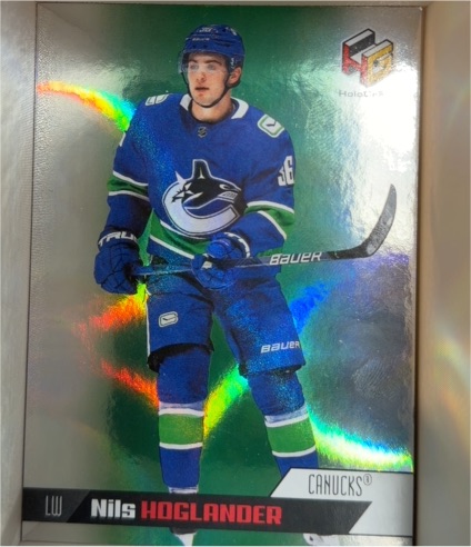 2020-21 Upper Deck Extended Series #HG-4 Nils Hoglander — front