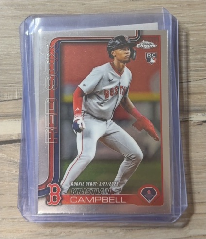 2025 Topps Chrome Update #US129 Kristian Campbell — front
