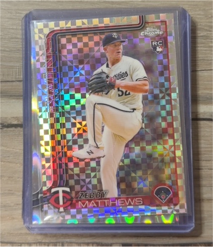 2025 Topps Chrome #277 Zebby Matthews — front