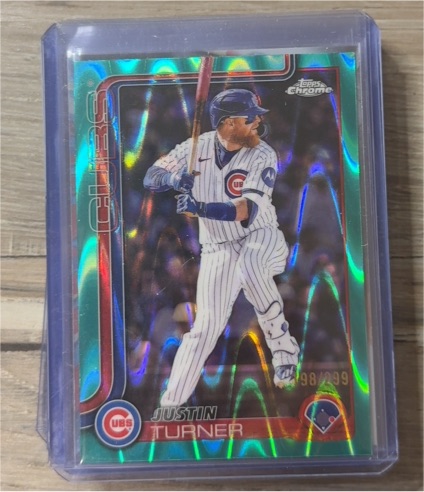 2025 Topps Chrome Update #USC170 Justin Turner — front