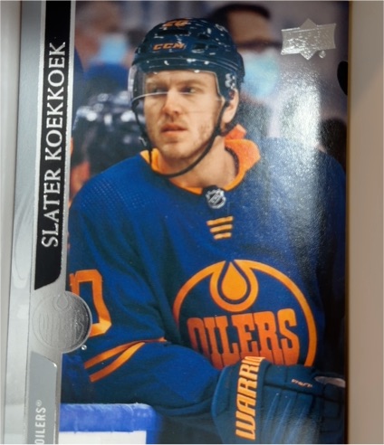 2020-21 Upper Deck Extended Series #553 Slater Koekkoek — front