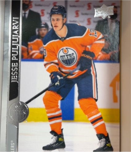 2020-21 Upper Deck #554 Jesse Puljujarvi — front