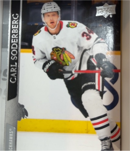 2020-21 Upper Deck #528 Carl Soderberg — front