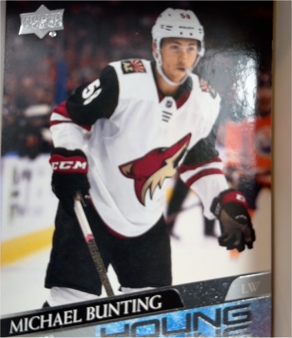 2020-21 Upper Deck #727 Michael Bunting Young Guns — front