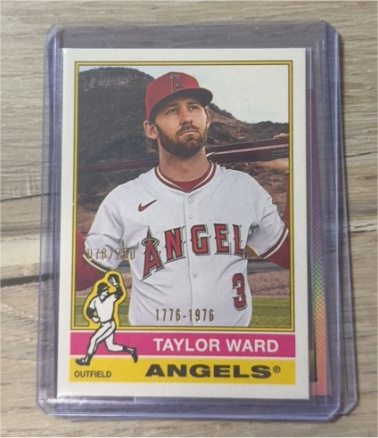 2025 Topps Heritage High Number #643 Taylor Ward — front
