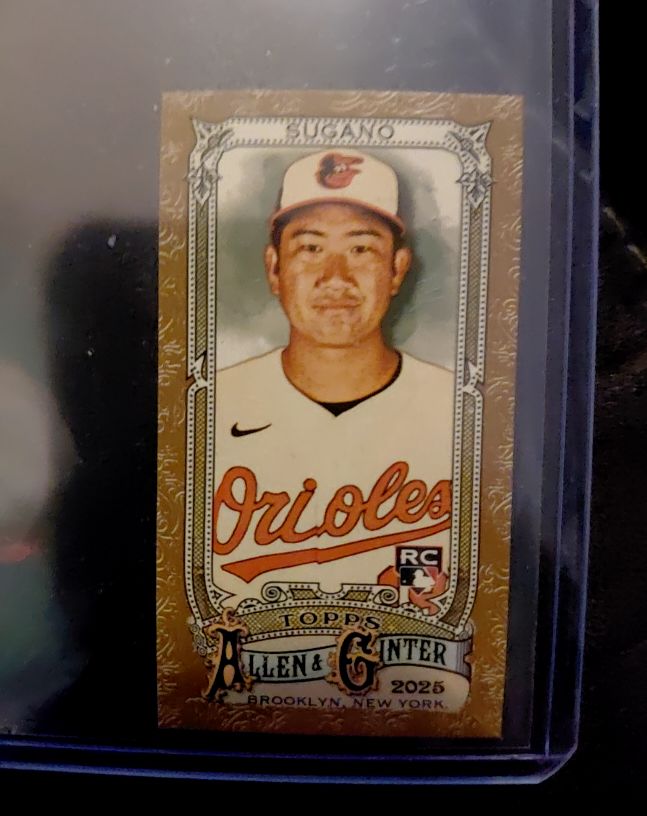 2025 Topps Allen & Ginter Mini #149 Tomoyuki Sugano — front