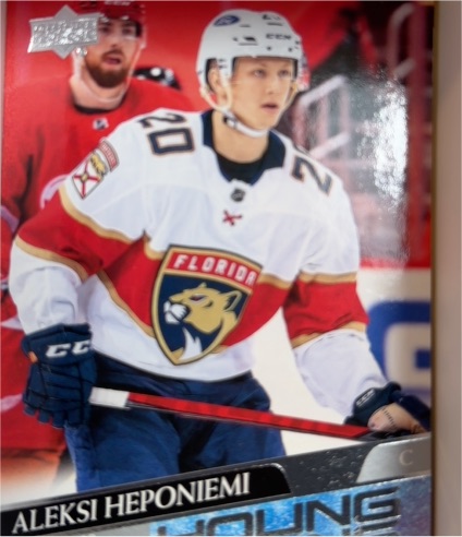 2020-21 Upper Deck #716 Aleksi Heponiemi Young Guns — front