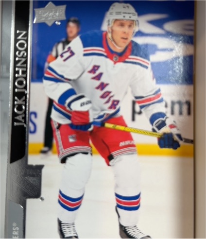 2020-21 Upper Deck #594 Jack Johnson — front