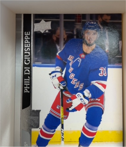 2020-21 Upper Deck Phil Di Giuseppe New York Rangers — front