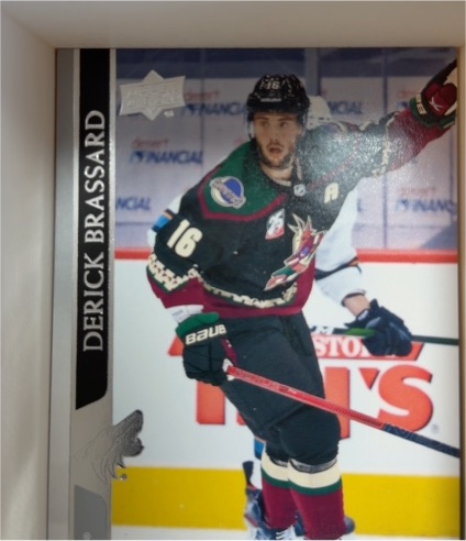 2020-21 Upper Deck #505 Derick Brassard Arizona Coyotes — front