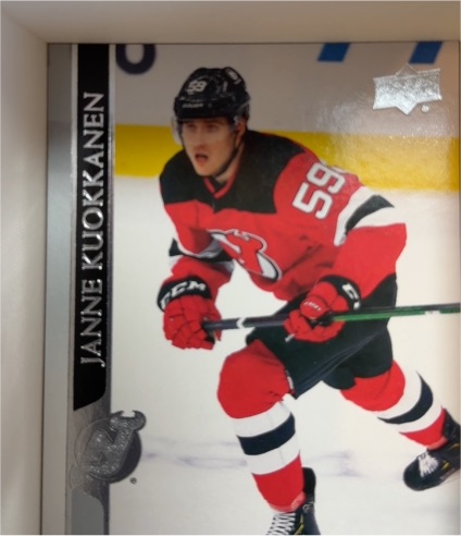 2020-21 Upper Deck #582 Janne Kuokkanen — front