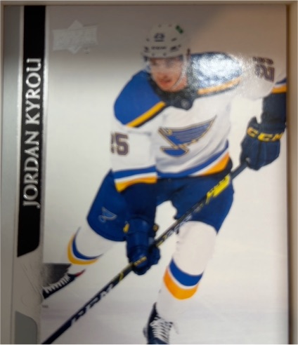 2020-21 Upper Deck Extended Series #622 Jordan Kyrou — front
