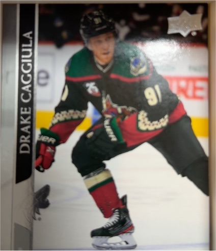 2020-21 Upper Deck #506 Drake Caggiula — front
