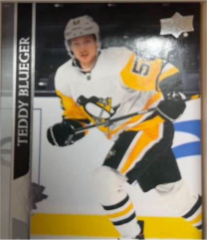 2020-21 Upper Deck #608 Teddy Blueger — front