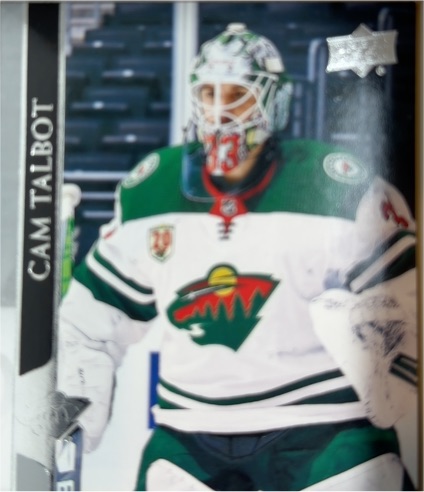 2020-21 Upper Deck Extended Series #570 Cam Talbot Minnesota Wild — front