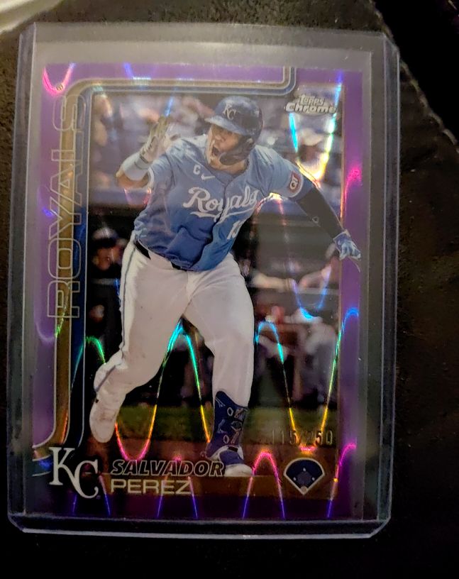 2025 Topps Chrome #114 Salvador Perez — front