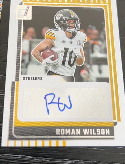 2025 Panini Donruss Signature Series #SS-RWN Roman Wilson — front