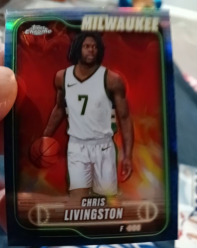 2024-25 Topps Chrome #70 Chris Livingston — front