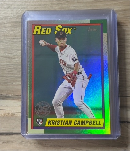 2025 Topps Update 1990 #U90-36 Kristian Campbell — front