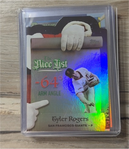 2025 Topps Holiday #MNL-22 Tyler Rogers Making The Nice List — front