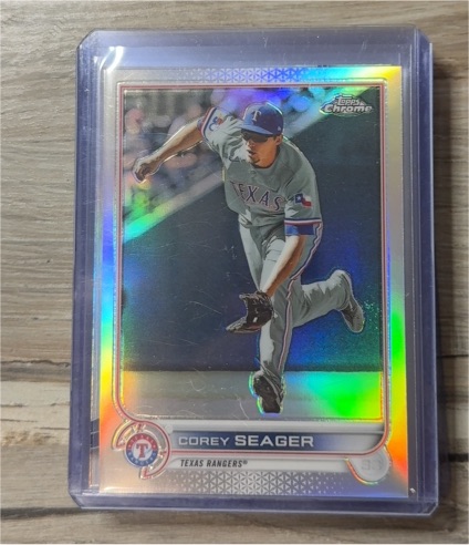 2022 Topps Chrome #101 Corey Seager — front