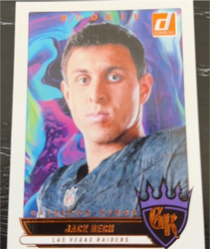 2025 Donruss #RGK-JBH Jack Bech Rookie Gridiron Kings — front