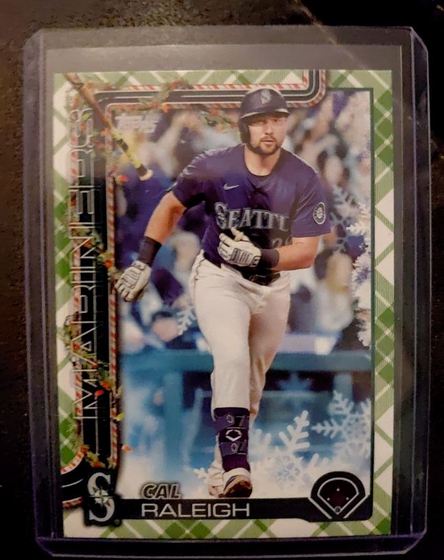 2025 Topps Holiday #H54 Cal Raleigh — front
