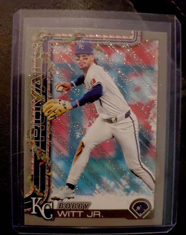 2025 Topps Holiday #H100 Bobby Witt Jr. — front