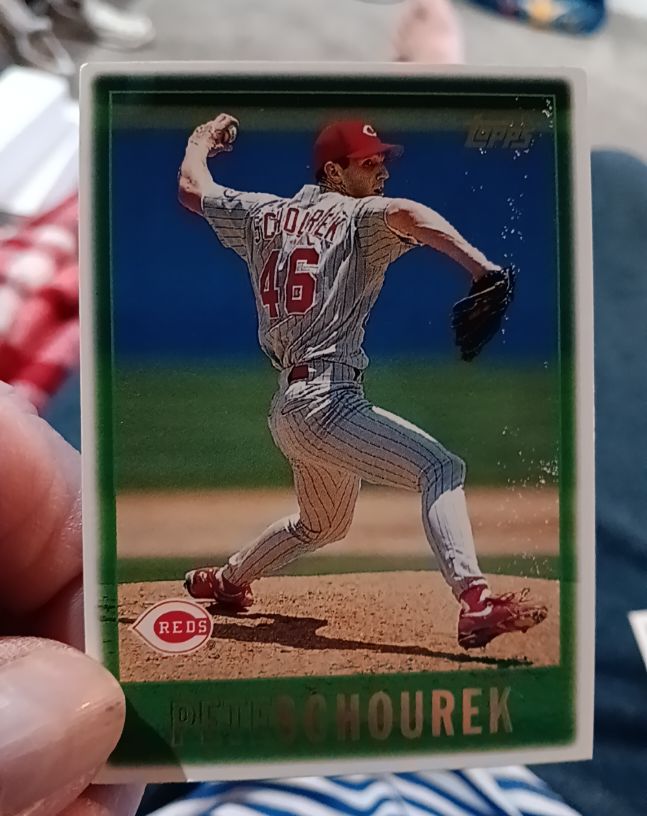 1997 Topps #349 Pete Schourek — front