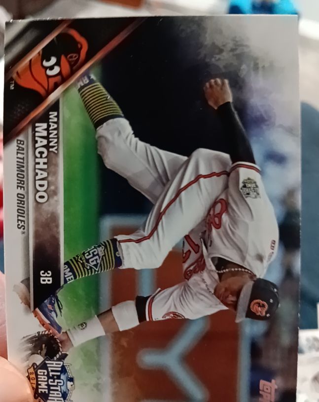 2016 Topps Update #US1 Manny Machado — front