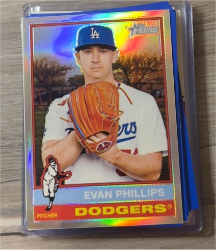 2025 Topps Heritage High Number #513 Evan Phillips — front