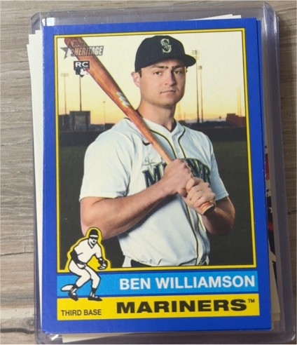 2025 Topps Heritage High Number #506 Ben Williamson — front