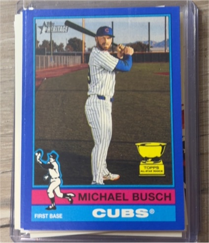2025 Topps Heritage High Number #684 Michael Busch — front
