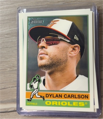 2025 Topps Heritage High Number #618 Dylan Carlson — front