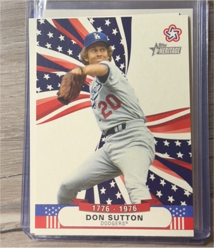 2025 Topps Heritage High Number Bicentennial Stars #BS-10 Don Sutton — front