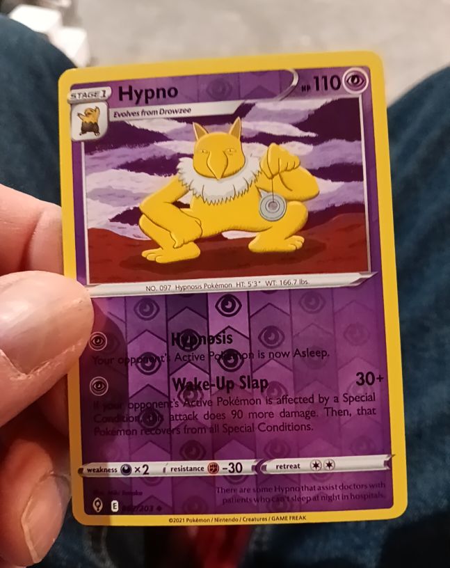 2021 Pokémon Evolving Skies #062 Hypno — front