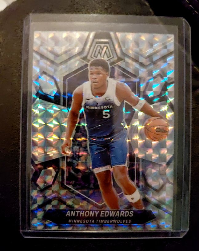 2023-24 Panini Mosaic #5 Anthony Edwards — front