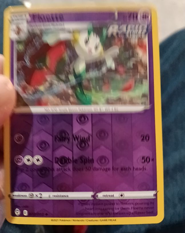2021 Pokemon SWSH07: Evolving Skies #072/203 Floette Reverse Holo — front