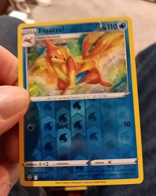2021 Pokémon Shining Fates #023 Floatzel — front