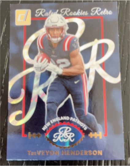 2025 Panini Donruss #20 TreVeyon Henderson Rated Rookies Retro — front