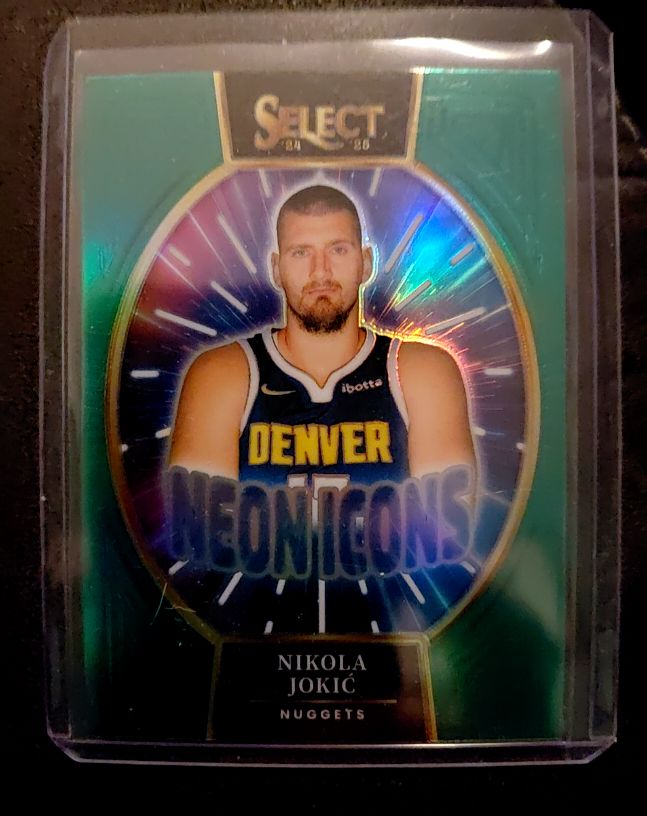 2024-25 Panini Select #24 Nikola Jokic Neon Icons — front