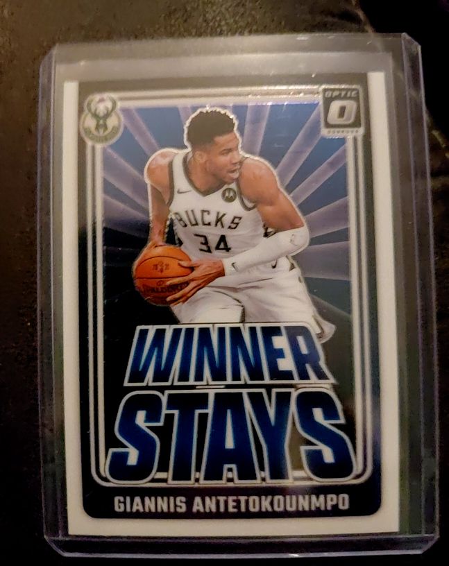 2024-25 Donruss Optic #4 Giannis Antetokounmpo Winner Stays — front