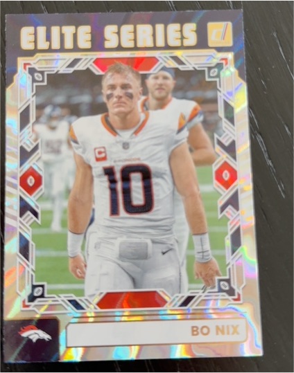 2025 Panini Donruss The Elite Series #TES-BNI Bo Nix — front
